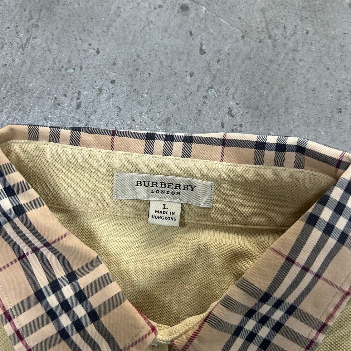 버버리 카라 긴팔티[1495] 상품이미지6