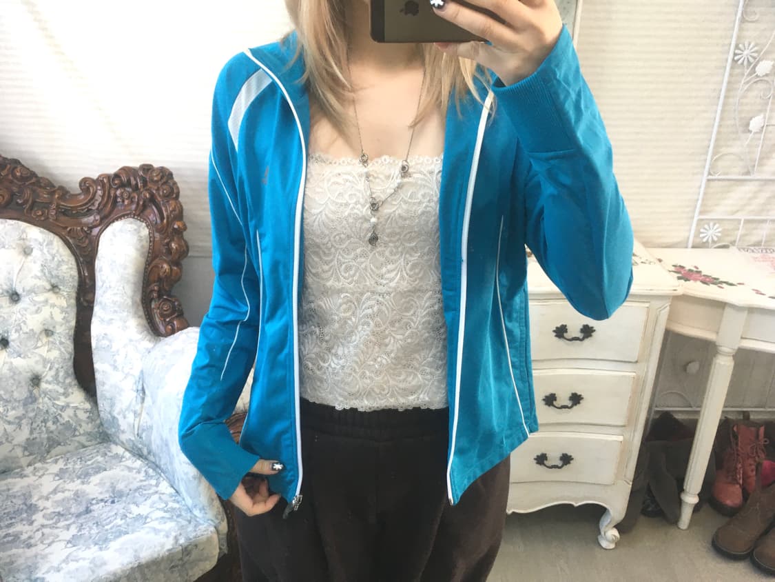 일본빈티지 아디다스 아쿠아 민트 저지 상품이미지4