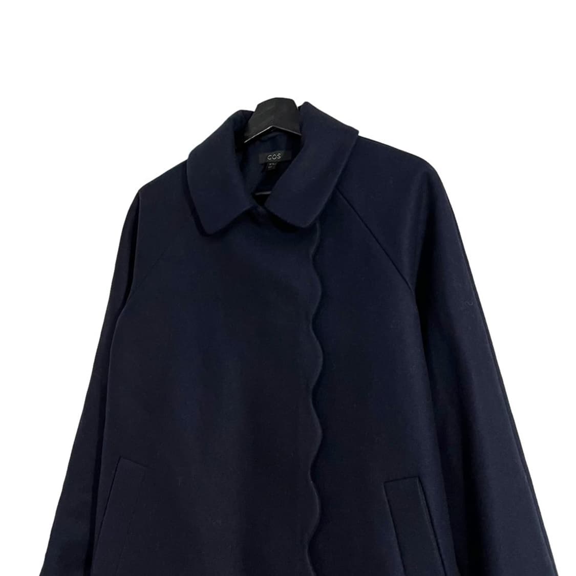 코스 웨이브 울 코트 상품이미지4