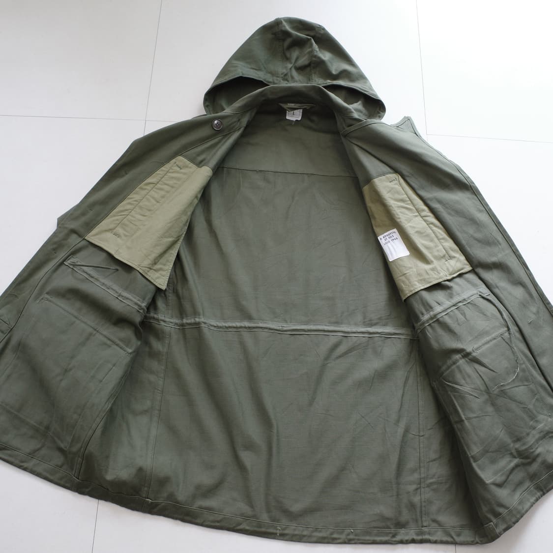 60s 프랑스군 M64 사틴 300 필드 파카 108L 상품이미지4