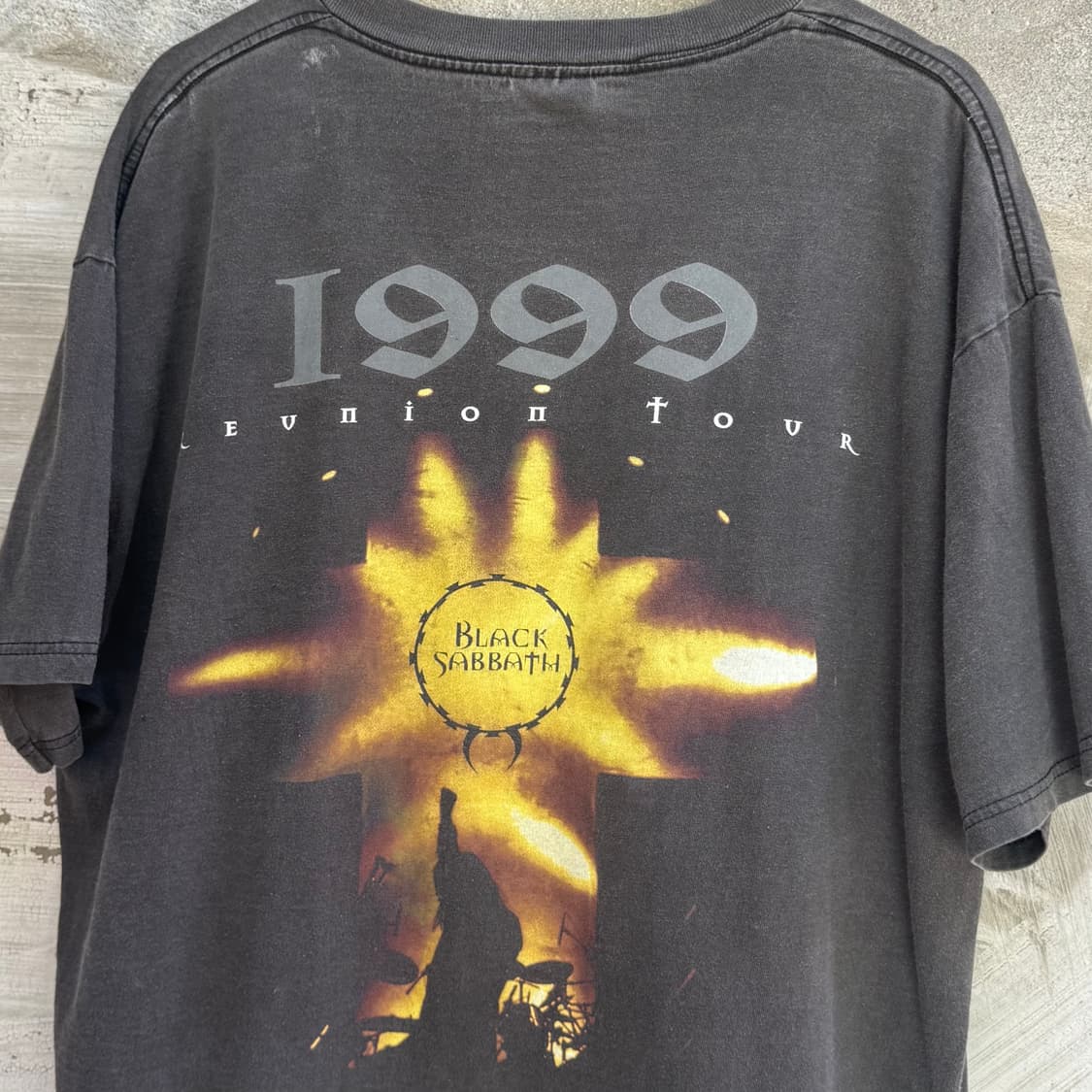 빈티지 90s 블랙사바스 티셔츠 상품이미지4