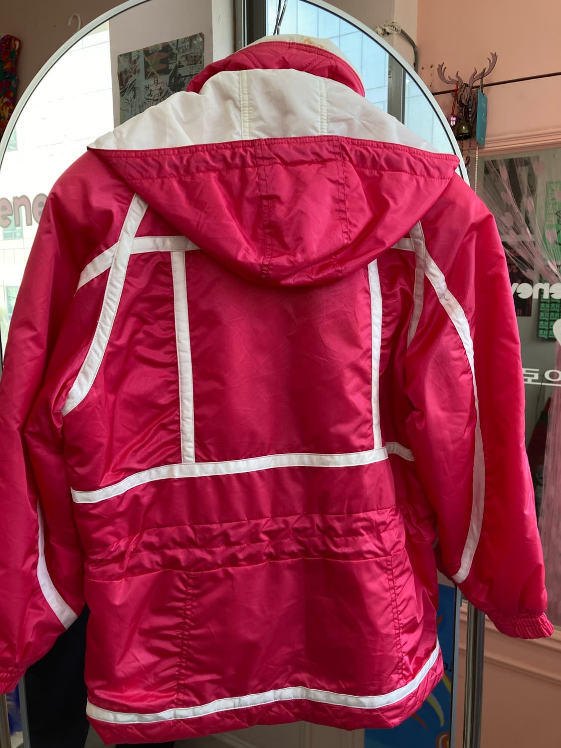 빈티지 핫핑크 스키 점퍼 상품이미지6