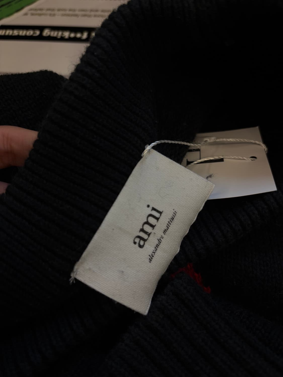 아미 드 쾨르 울 크루넥 스웨터 상품이미지3