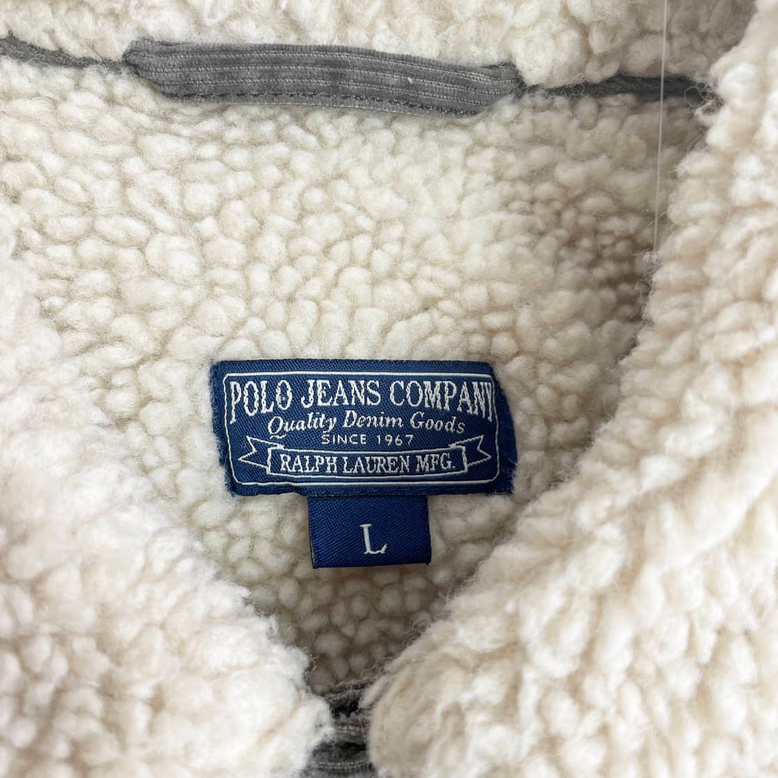 A2 폴로 진스 컴퍼니 성조기 코듀로이 쉐르파 자켓 L사이즈 상품이미지7