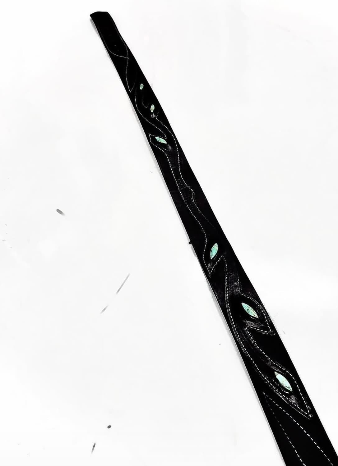 터키석 블랙 풀그레인 블랙 벨트 상품이미지5