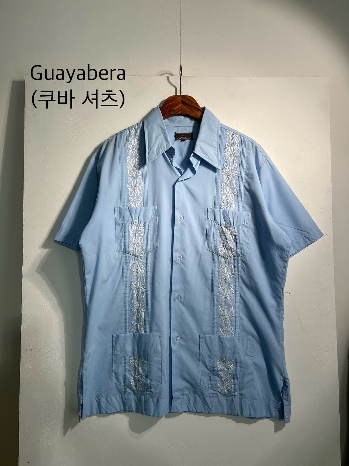 Guayabera shirts (쿠바 셔츠) L 상품이미지1