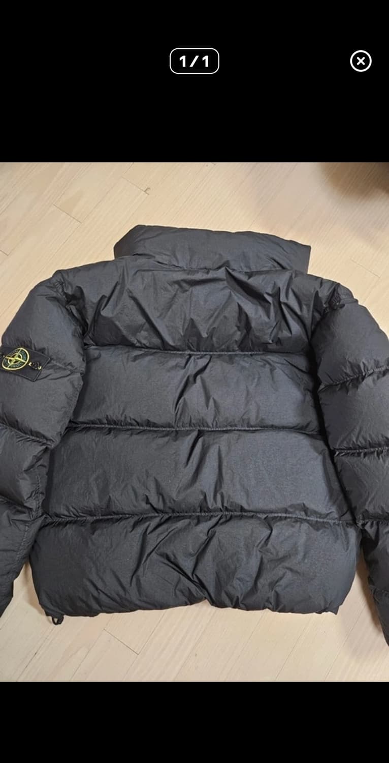 스톤아일랜드 크링클랩스 25fw 논후드 블랙L 상품이미지3