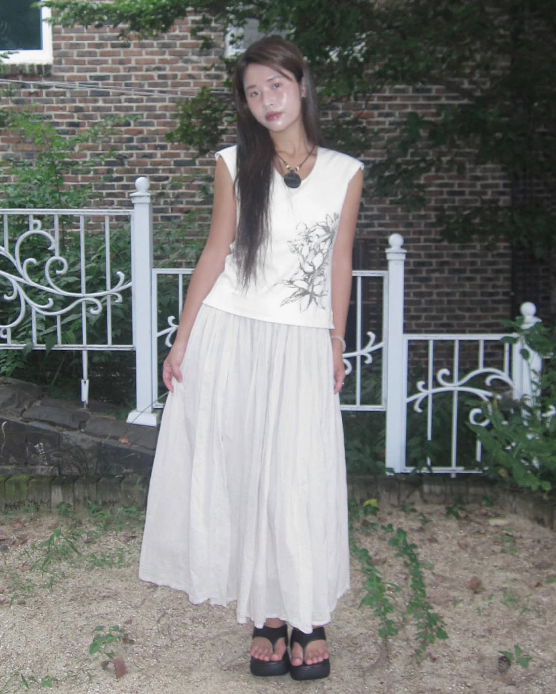 vintage Christian Aujard sleeveless top 상품이미지7