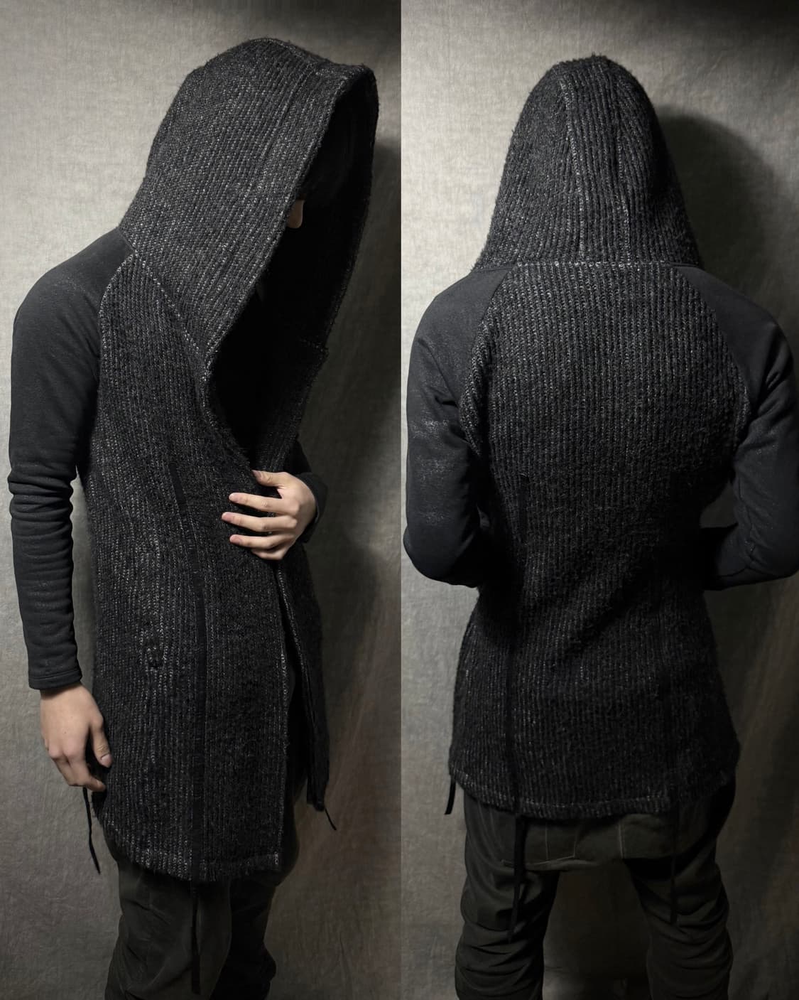 14th Addiction Drape Knit Open Cardigan 상품이미지1