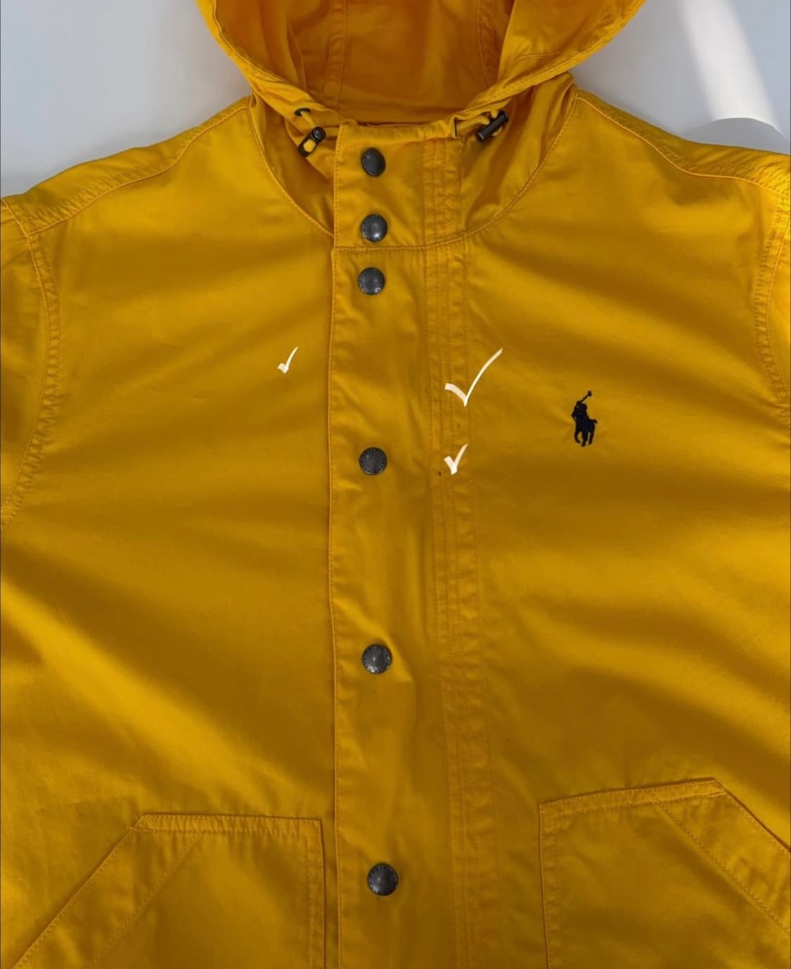 폴로 노랑색 바람막이 상품이미지2