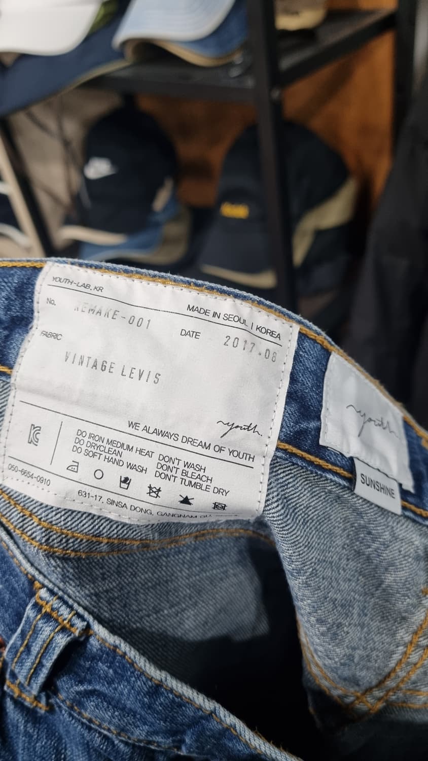 YOUTH - LAB) 리바이스 커스텀 리메이크 청바지 30size 상품이미지4