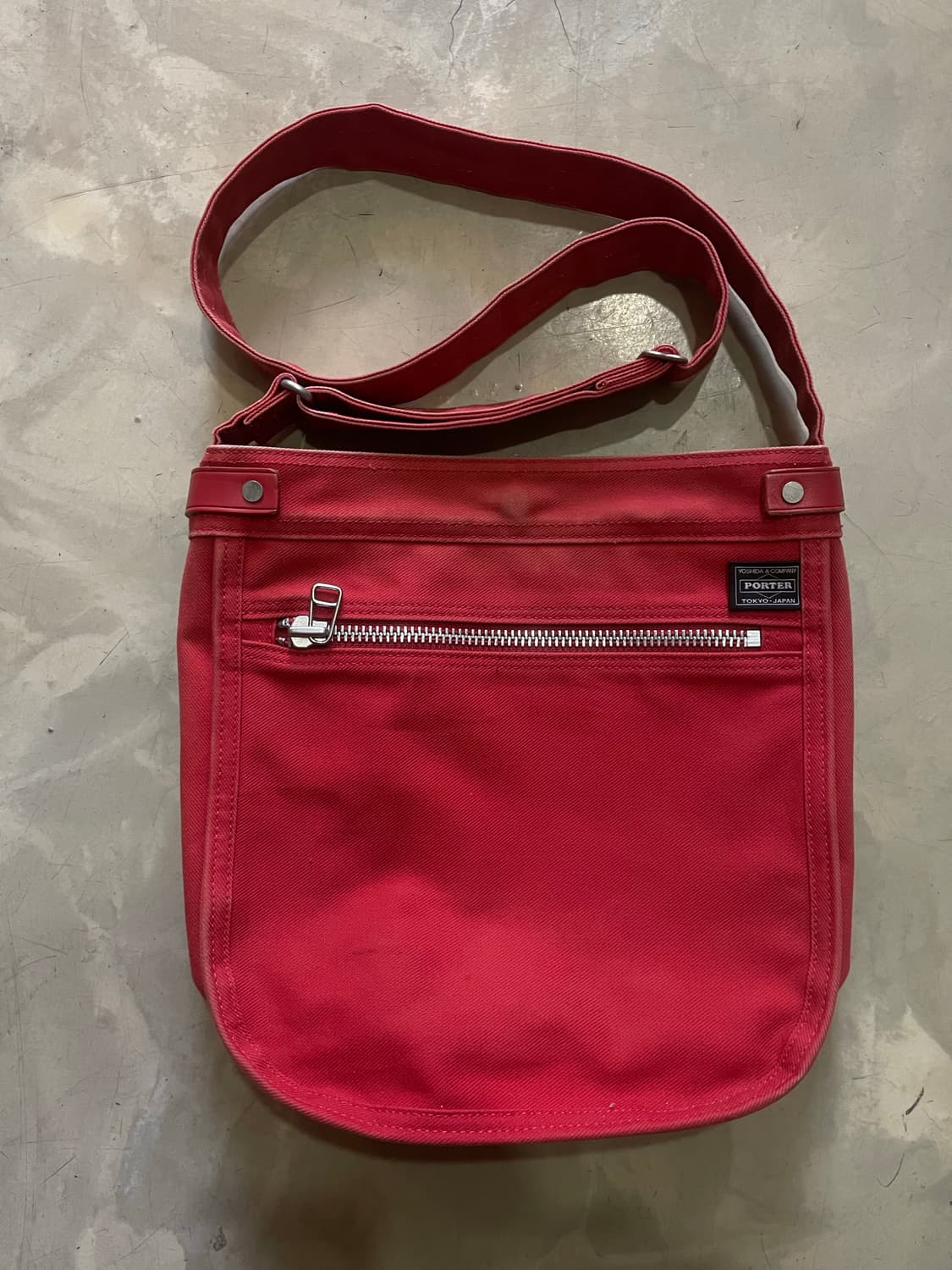 요시다 포터 크로스백 레드 상품이미지2