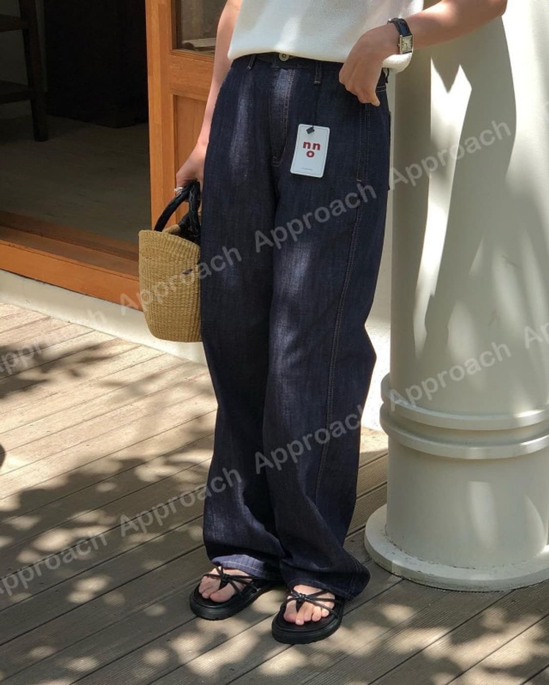 썸머 논페이드 데님 팬츠(L) 상품이미지4