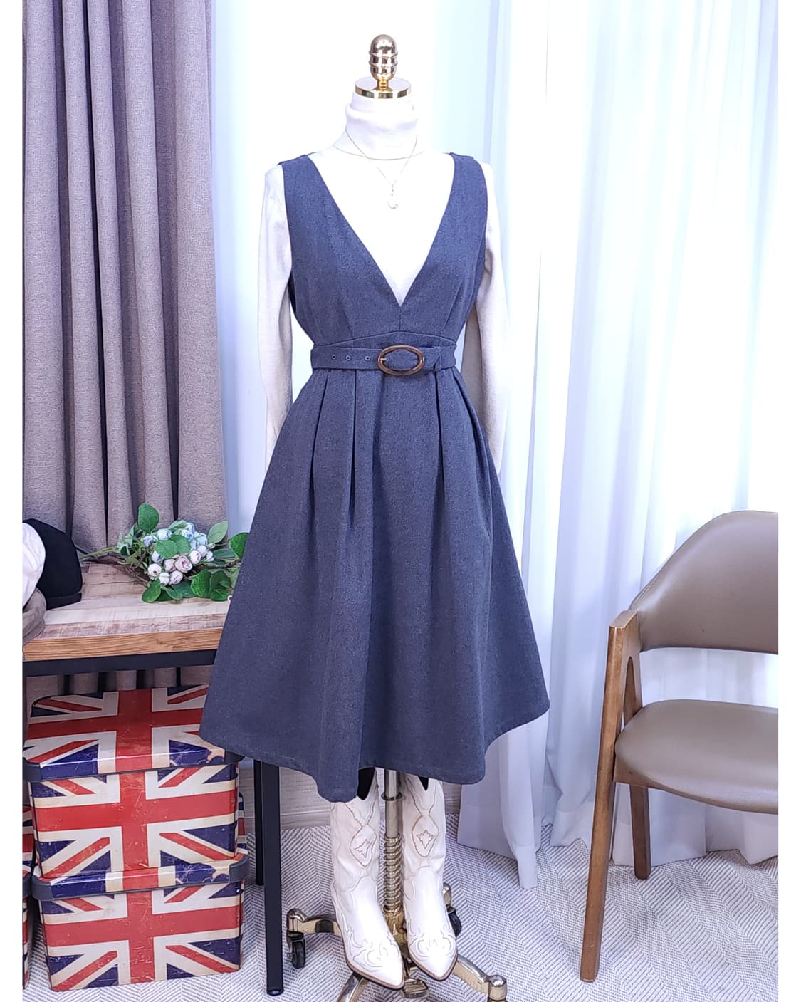 모직원피스 상품이미지1