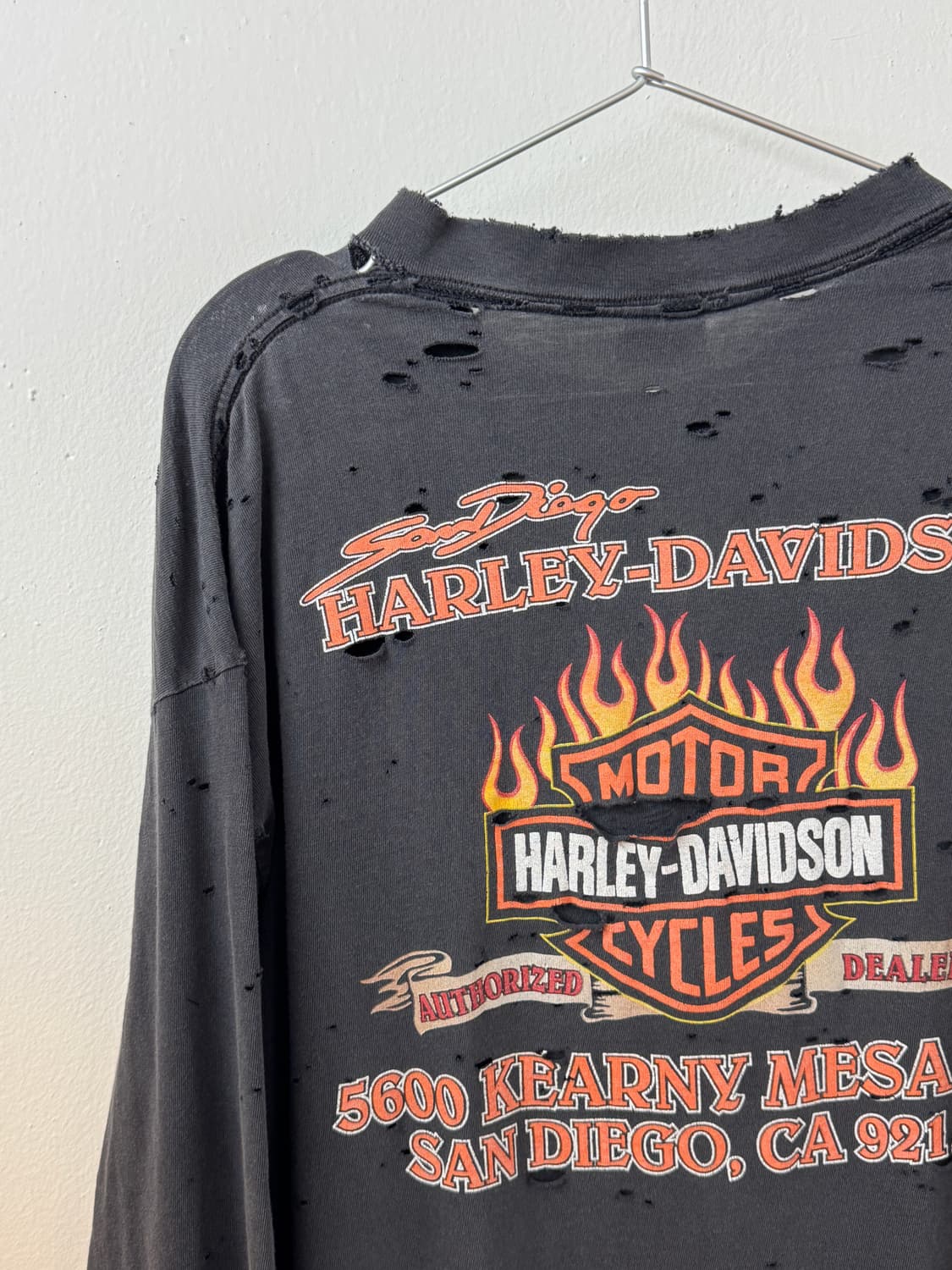 Harley davidson flame eagle faded long 상품이미지7