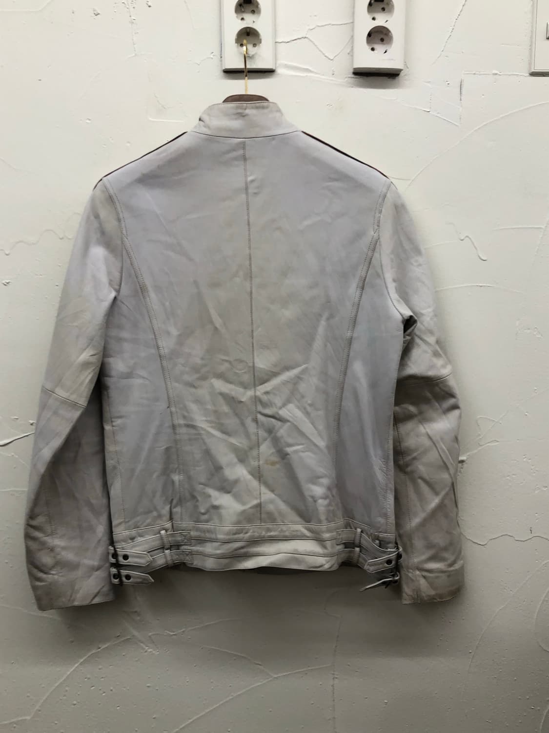 모르간 옴므 양가죽 레이싱 자켓 상품이미지2