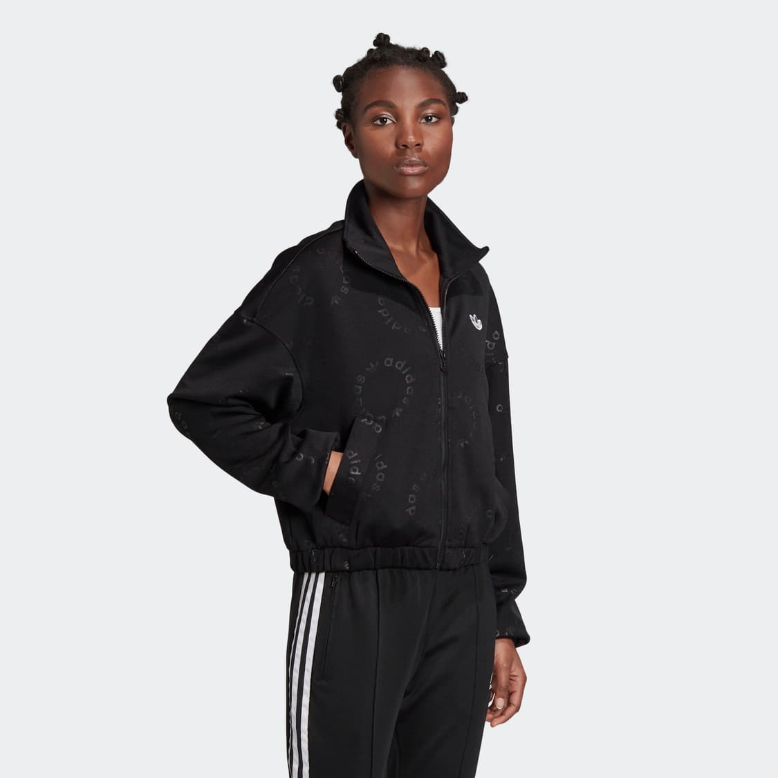 아디다스 오리지널스 로고 트랙탑 블랙 S 상품이미지2