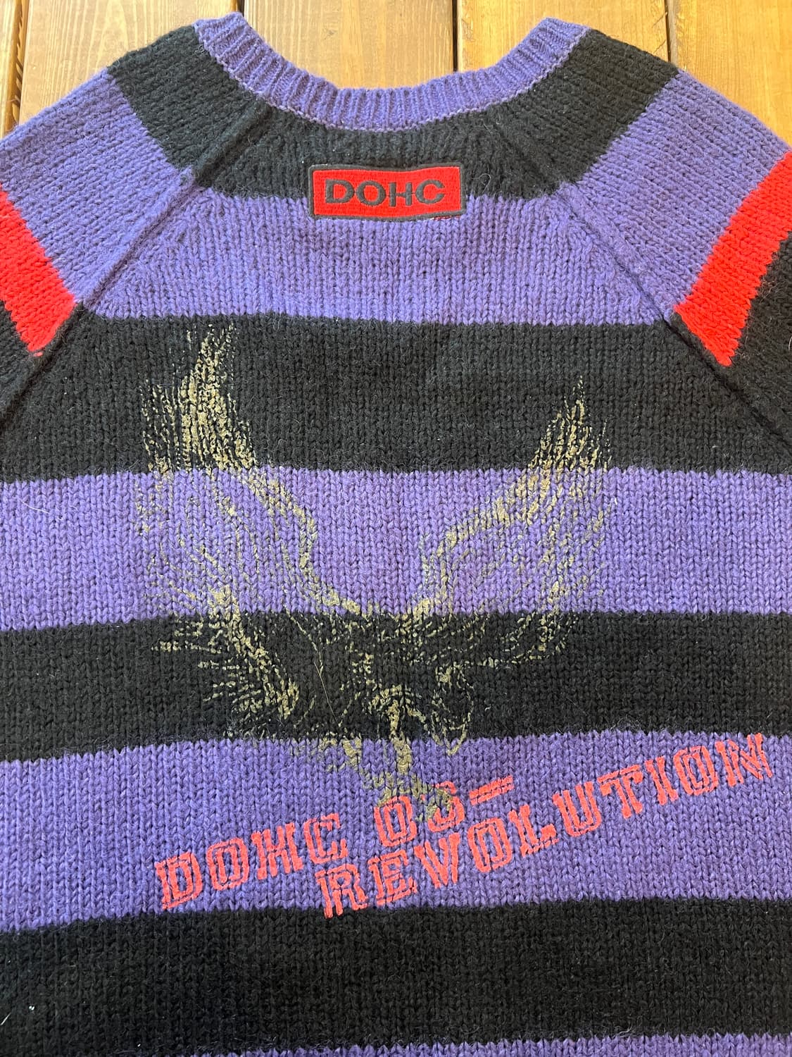 DOHC 퍼플 스트라이프 니트 상품이미지10