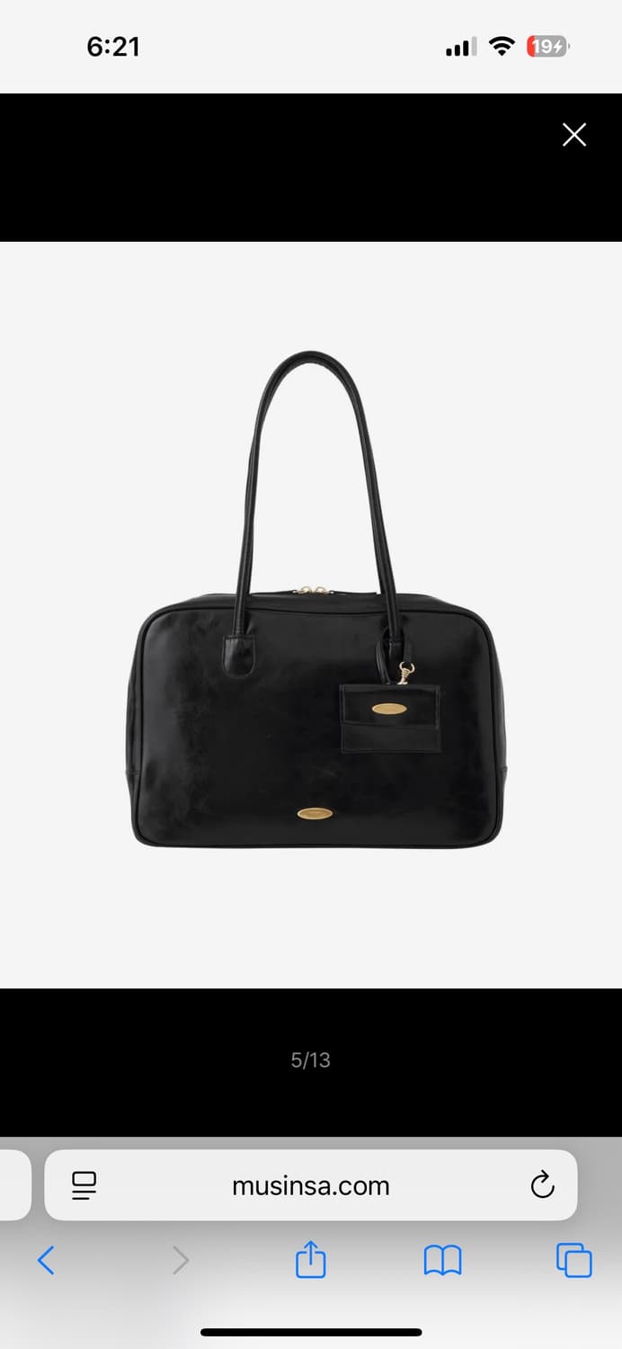 새제품/ 투아모 헤라스백 블랙 노트북 직장인 가방 숄더백 토트백 카드지갑 상품이미지3