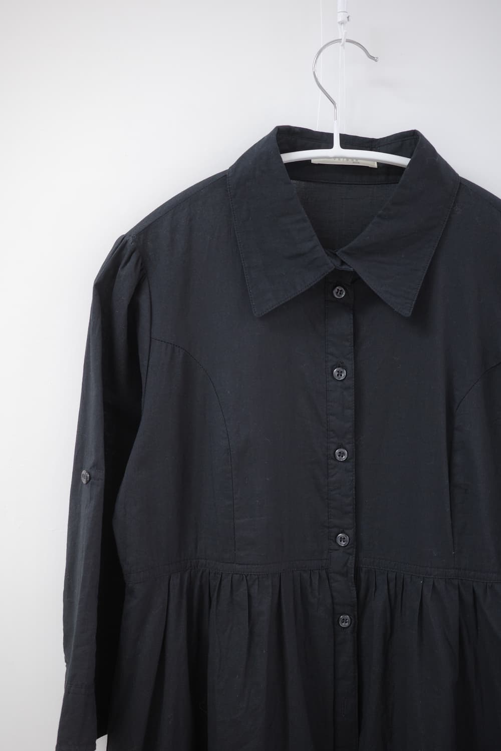 Black collar vintage one-piece 상품이미지5