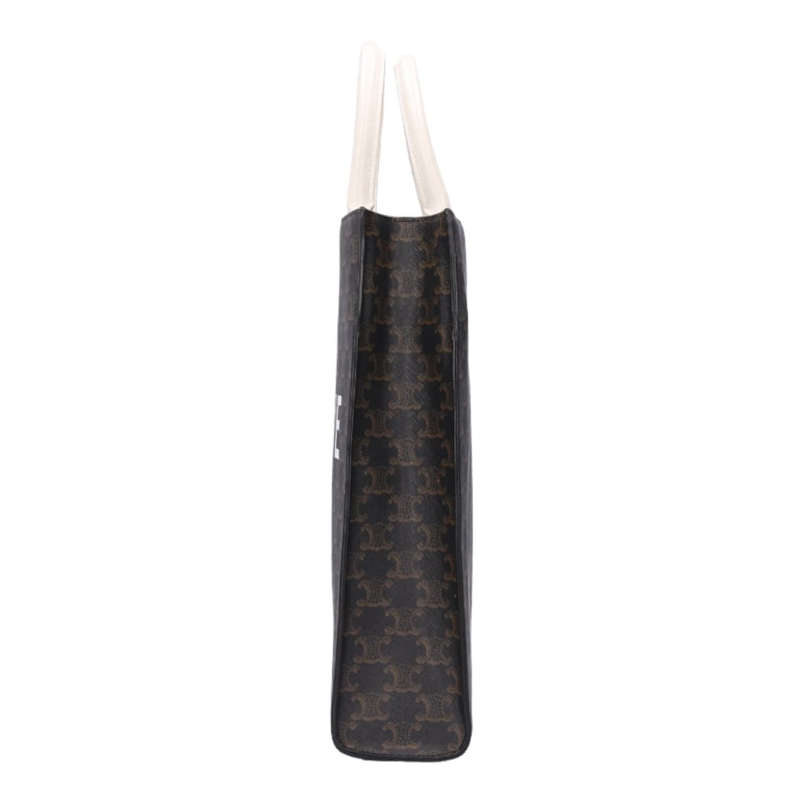 셀린느 191542BZK 스몰카바스백 버티컬 트리옹프 캔버스 탄 화이트  상품이미지4