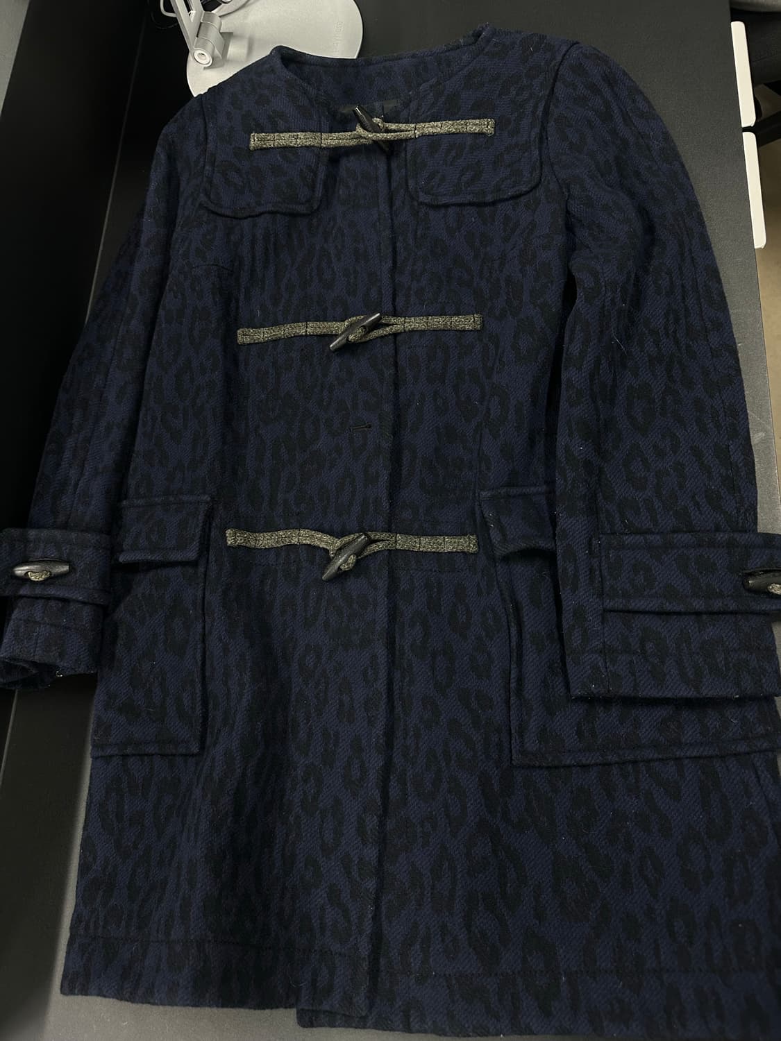 히스테릭 글래머 레오파드 더블 코트 상품이미지3