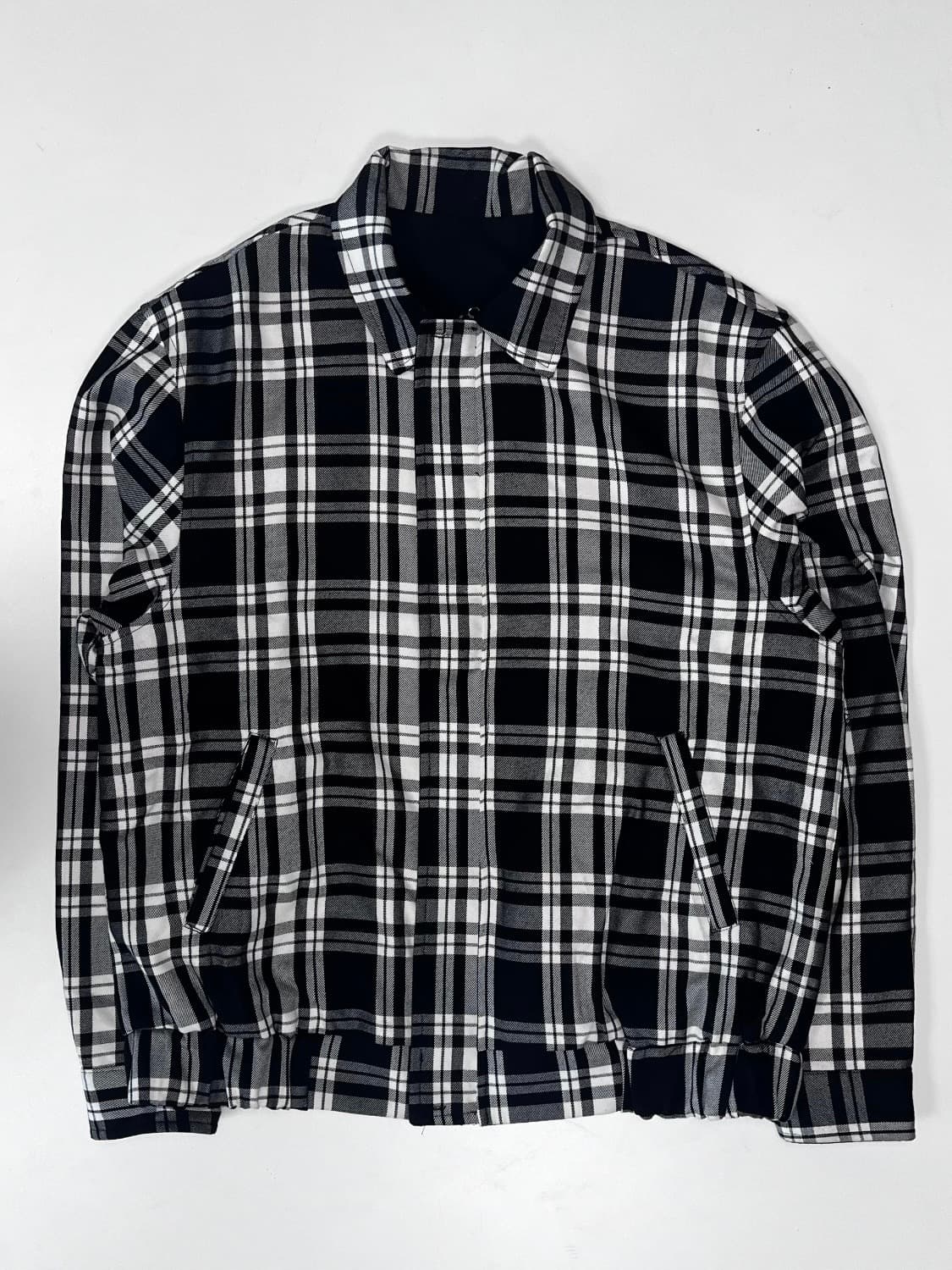 위캔더스 리버시블 플레이드 블루종 상품이미지1