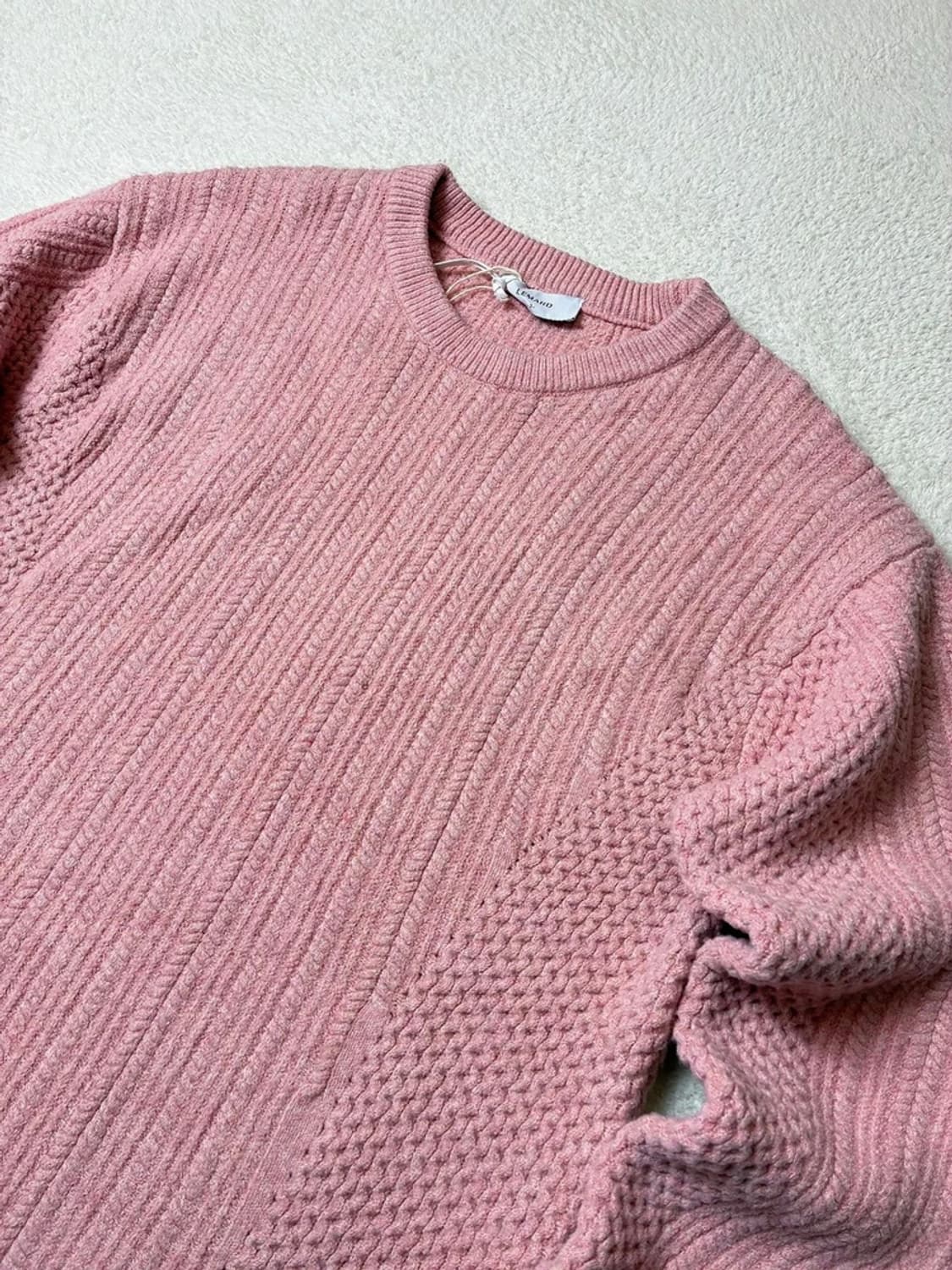 르마드 LEMARD 미니멀 패턴 믹스 니트 PN6303 상품이미지3