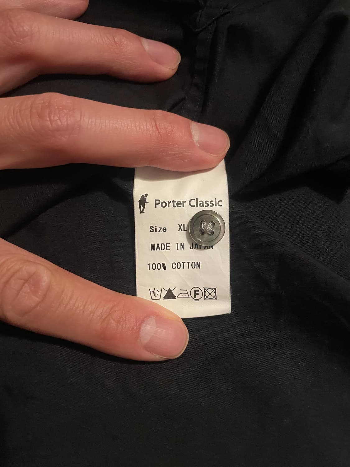 포터클래식 케루악 반팔 셔츠 블랙 [XL] 상품이미지5
