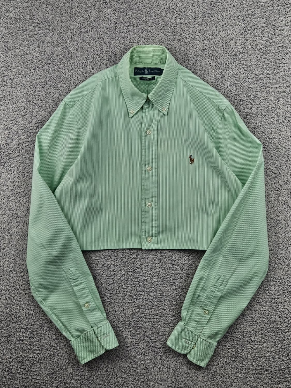 폴로랄프로렌 셔츠 크롭 커스텀 ( S 추정 ) / 11716 상품이미지2