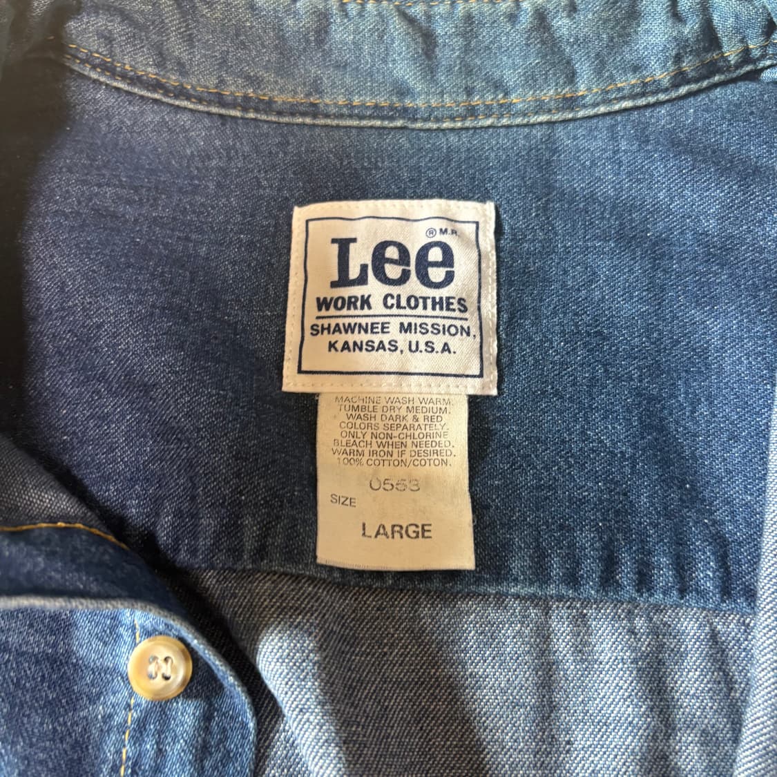 LEE 데님 셔츠(japan) 상품이미지7