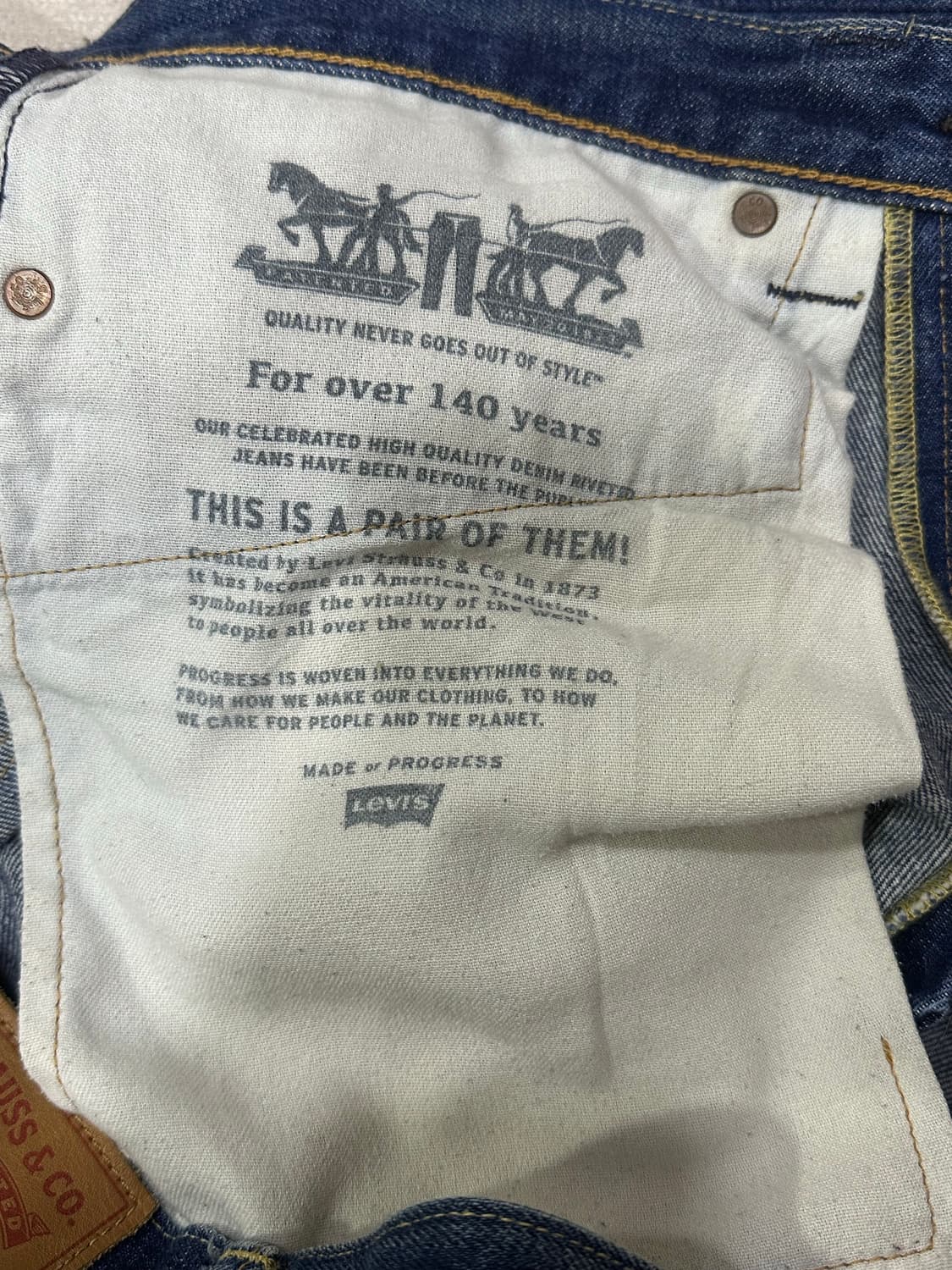 리바이스505 made in USA 상품이미지3