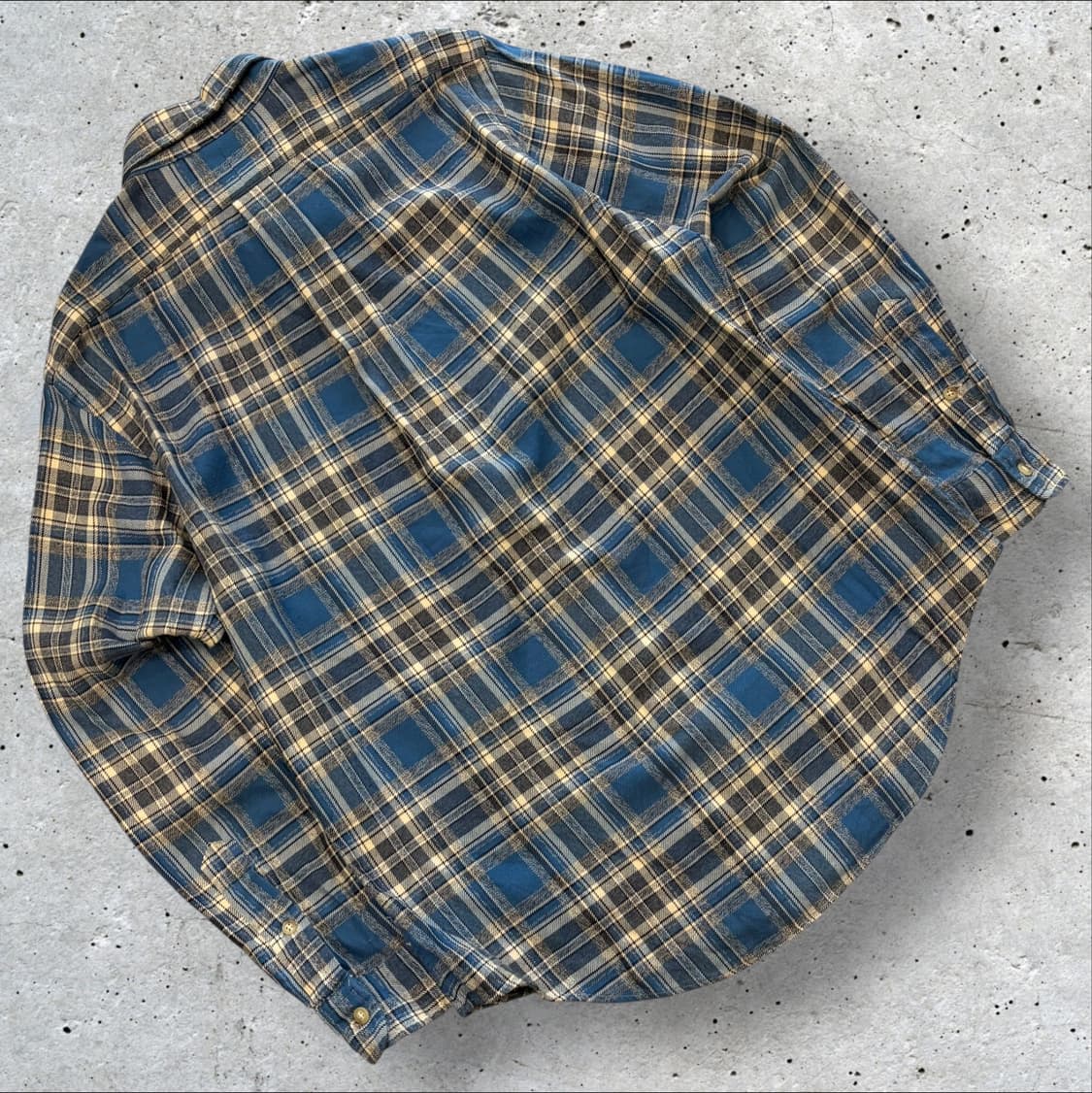 [L] 폴로랄프로렌 커스텀핏 블루 체크 셔츠 D251 상품이미지2