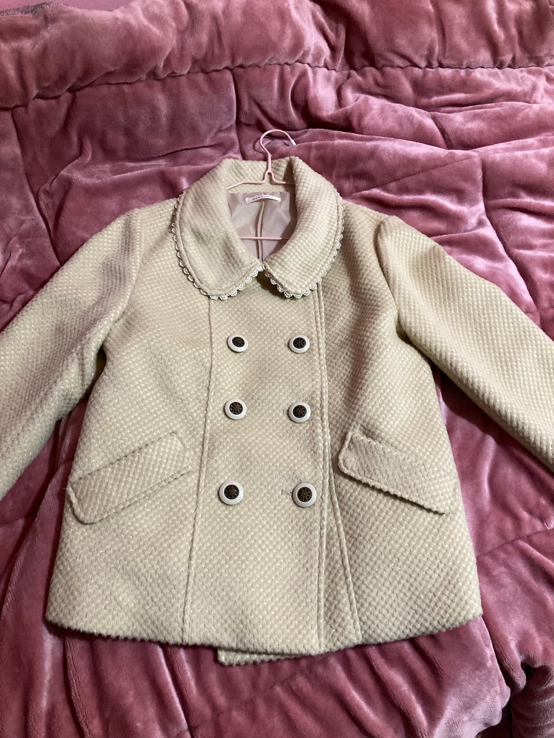 엑시즈팜 자켓 코트 라떼갸루 빈티지 상품이미지1