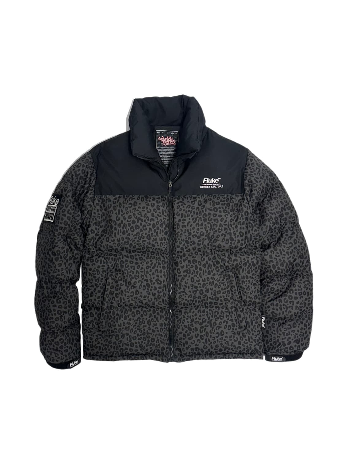 플루크 레오파드 패딩 상품이미지1
