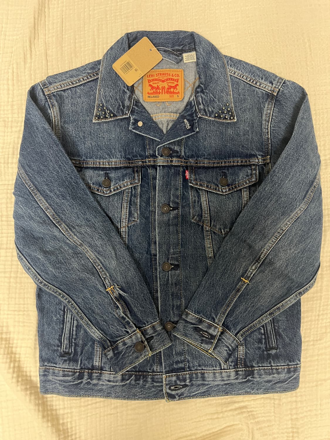 리바이스 릴렉스드 데님 트러커자켓 (청자켓)  S사이즈 새상품 상품이미지1