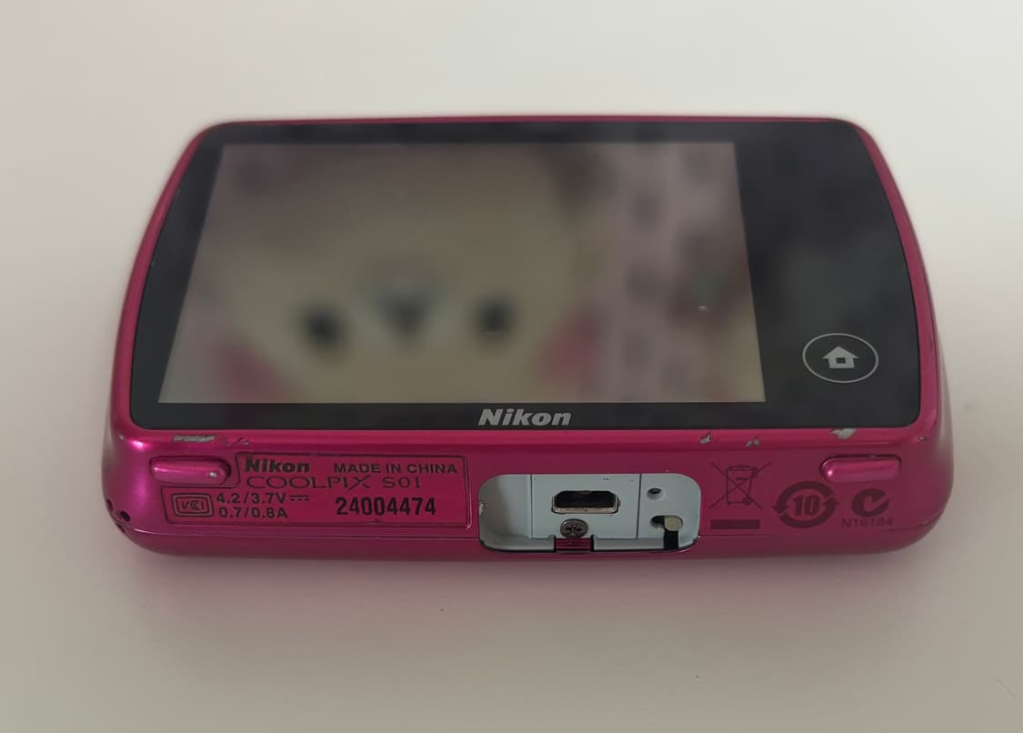 nikon coolpix 니콘 쿨픽스 s01 핑크 상품이미지4