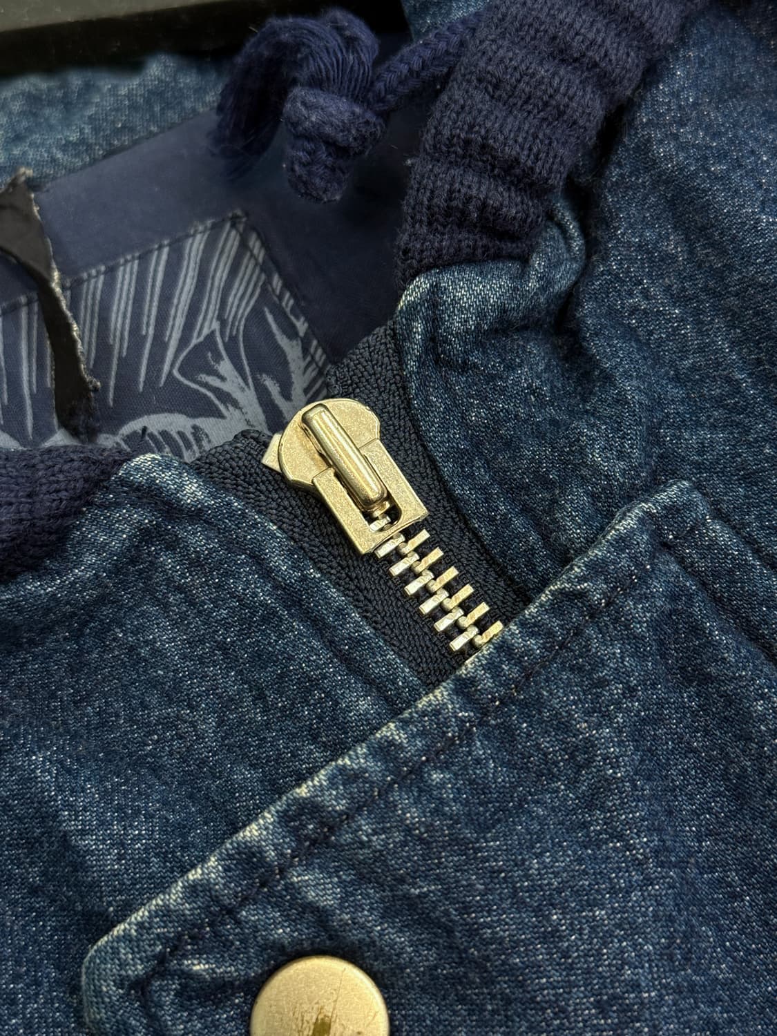 Ruck Dam 90's 데님 후드 봄버 자켓 상품이미지10