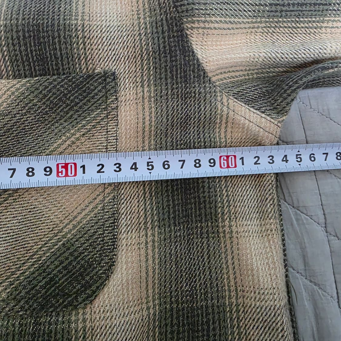 [L] 00s 세인트 존스 베이 빈티지 플란넬 체크 셔츠 베이지/블랙 상품이미지7