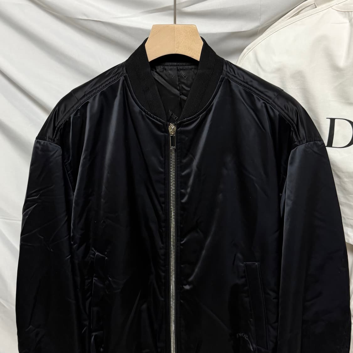 [S+급/54] 디올 X 피터도이그 백로고 블루종 봄버 자켓 상품이미지4