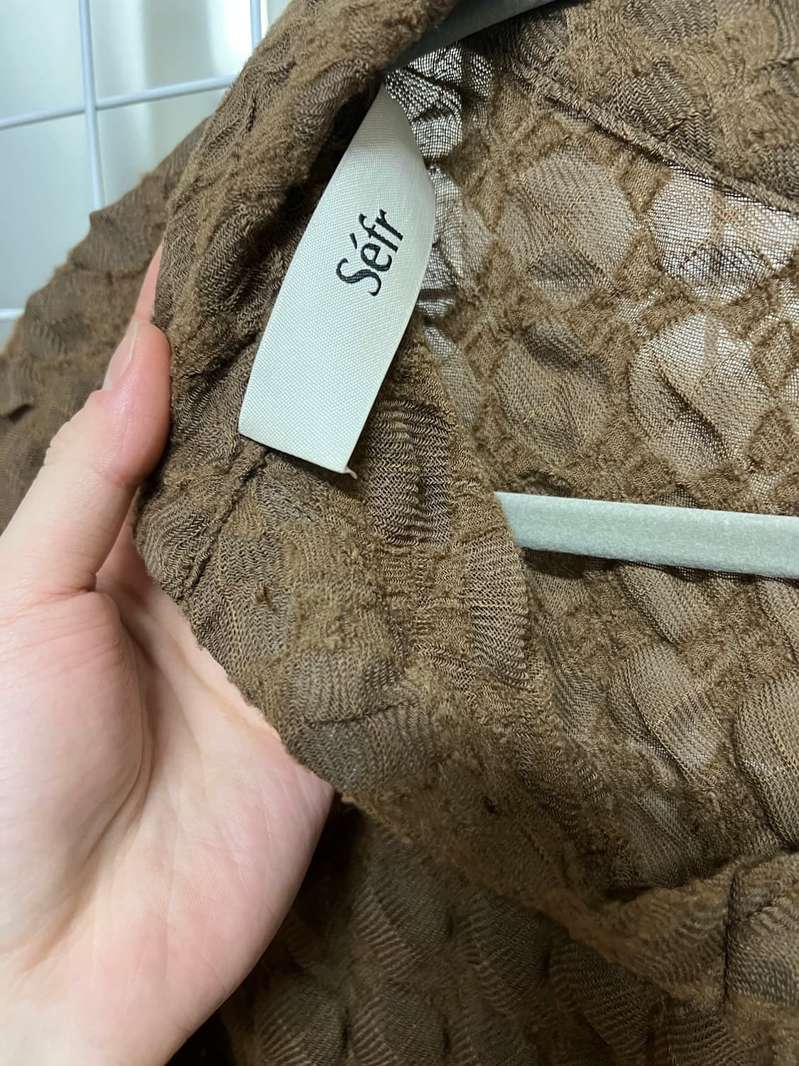 [M]sefr 비대칭 탑 상품이미지2