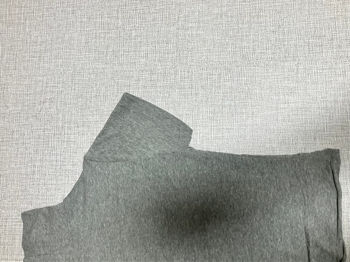 일본빈티지 하구미모리걸 할메카지 반폴라 레이어드 니트스웨터 상품이미지2