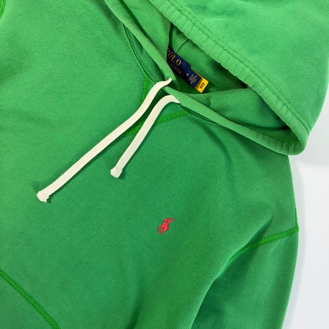 Polo 폴로 랄프로렌 현행QR 그린 후드티 상품이미지3