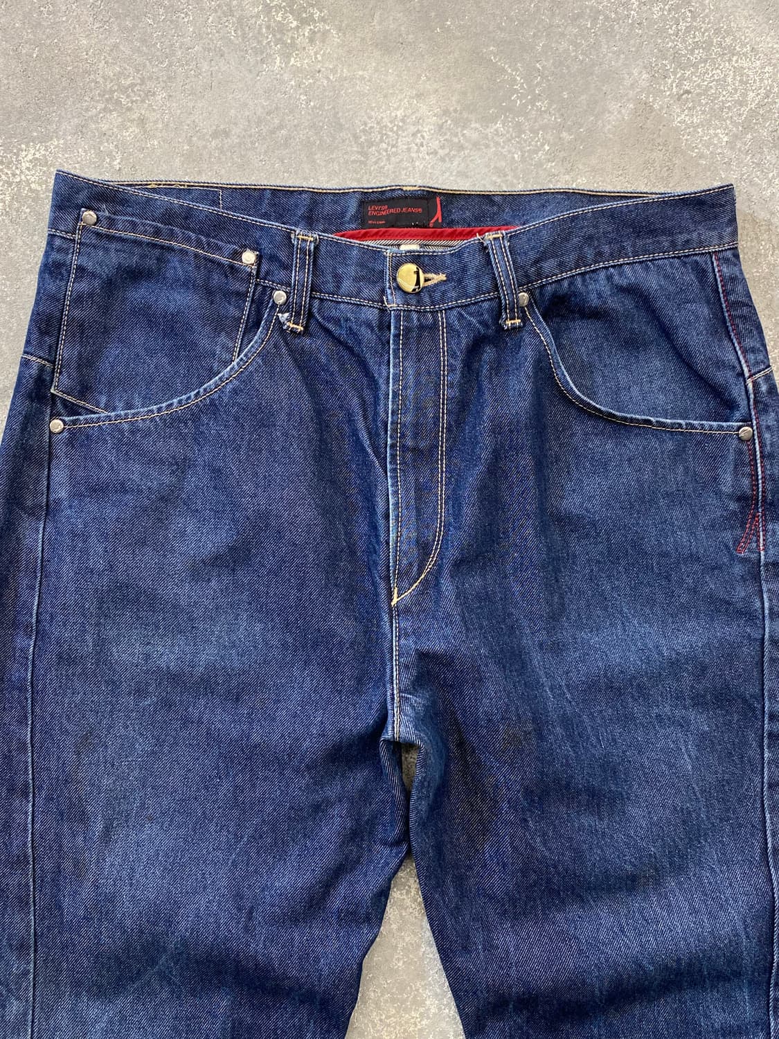 [34-35] 00s Levi's 리바이스 엔지니어드 루즈핏 데님팬츠 상품이미지4