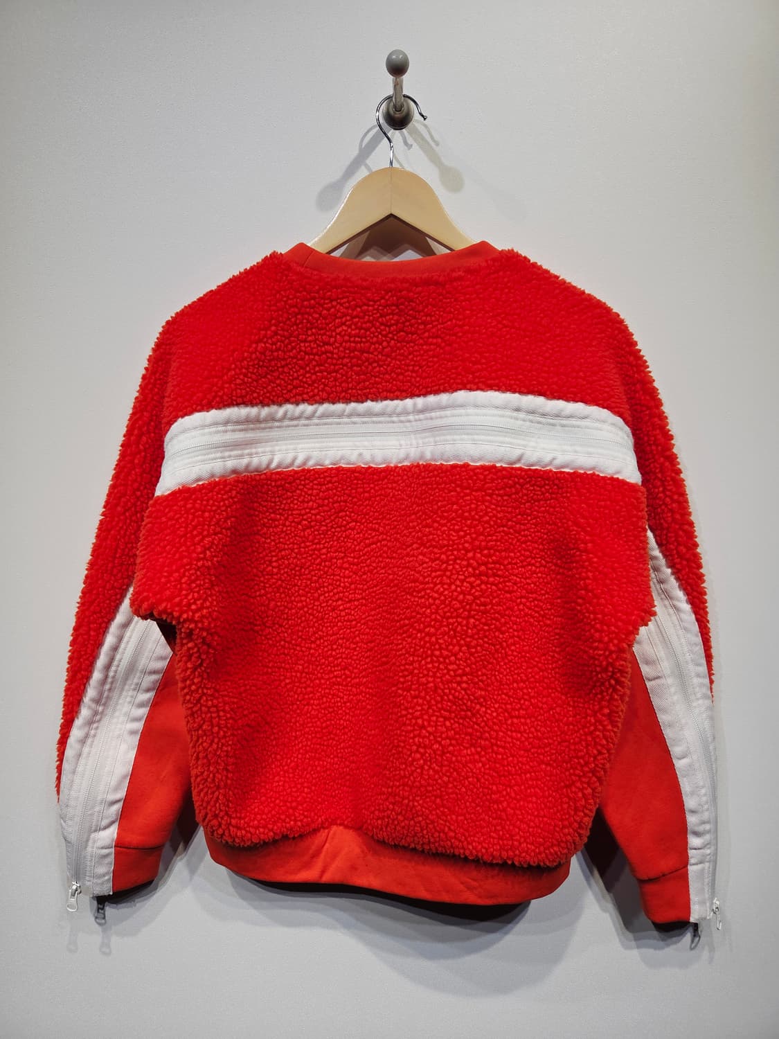 스파이더 뽀글이 기모 맨투맨 오렌지_S 상품이미지3