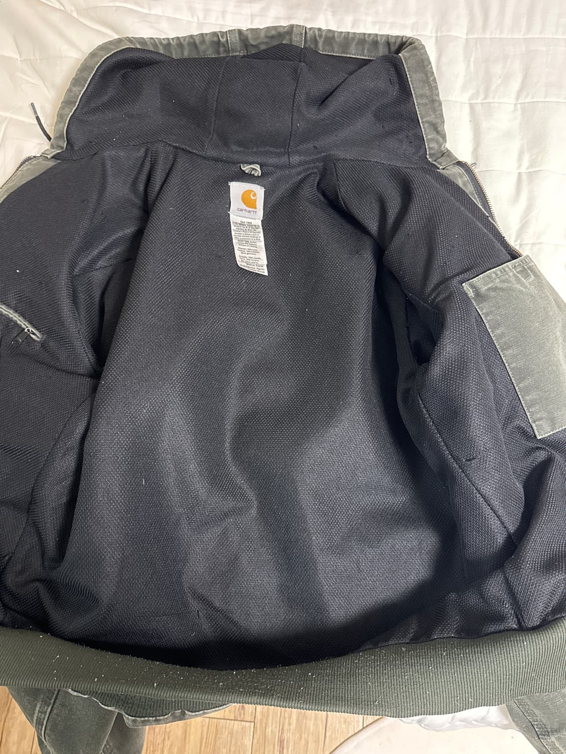 칼하트 액티브자켓j25 모스그린 m팔아요 상품이미지1