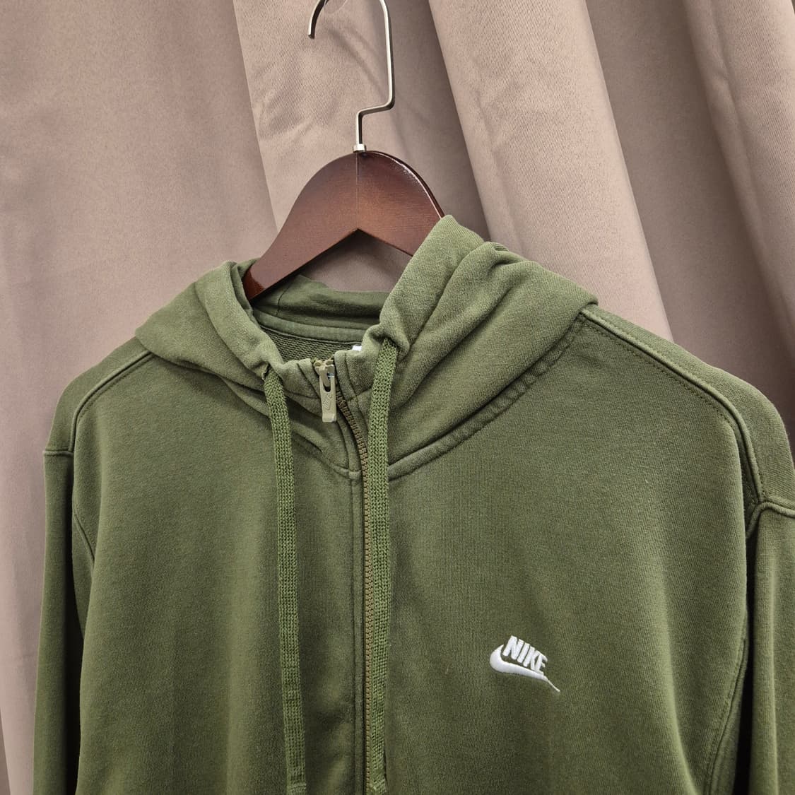 나이키 카키 후드 집업 L 상품이미지2