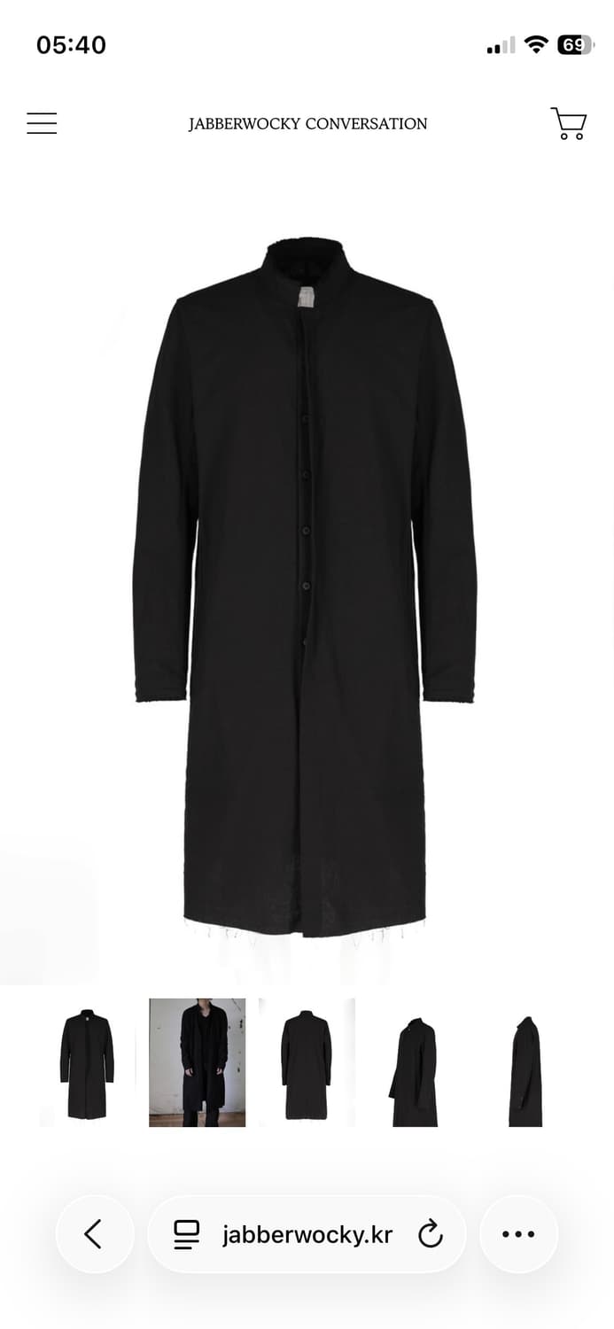 Jabberwocky S01CB - tarv long coat 상품이미지1