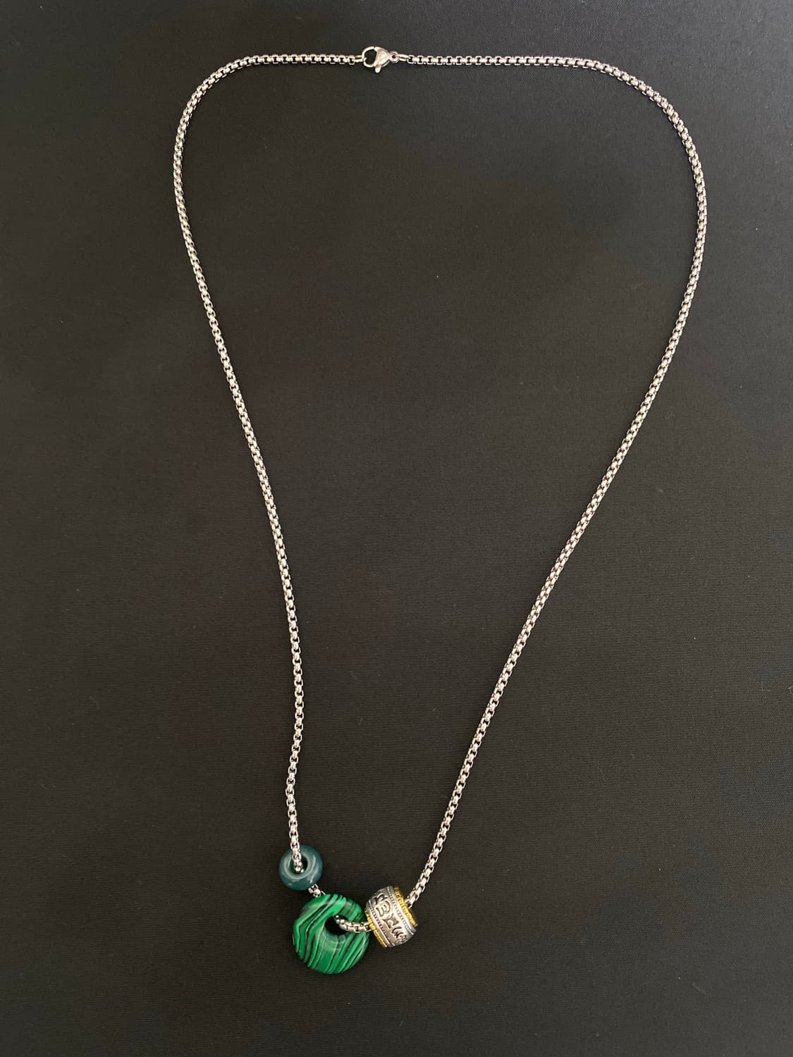 육자진언 원석 목걸이 상품이미지3