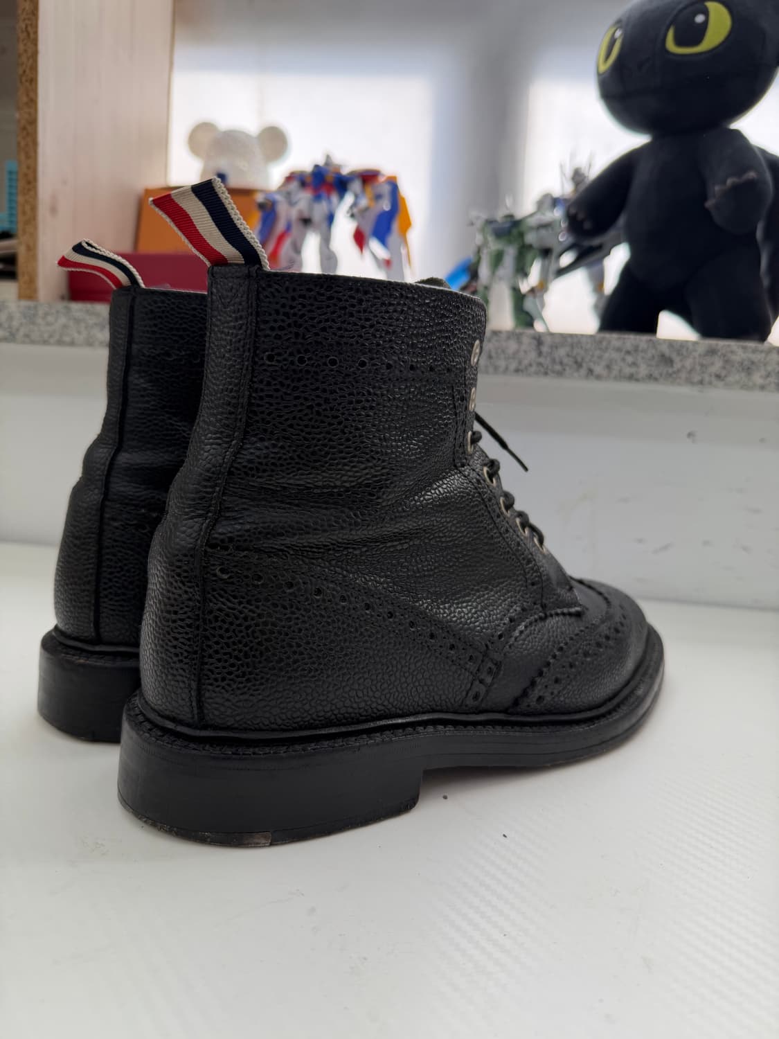 정품) 톰브라운 블랙 윙팁 첼시 부츠 41(260-265) 상품이미지4